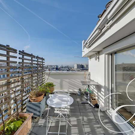 9eme Ciel, Dernier Etage, Terrasse, Montparnasse Appartamento *